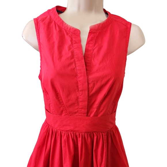 ANTHROPOLOGIE MAEVE "Adrian" Sleeveless Cotton Shirt Dress - Size 2 - Picture 5 of 12